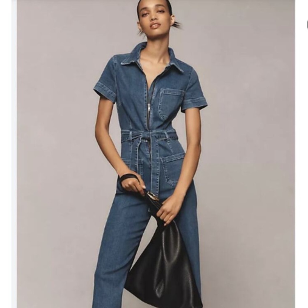Colette Women's Denim Jumpsuit by Maeve Anthropologie